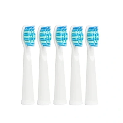Image of Toothbrush Head Compatible for Fairywill D1/D3/D7/D8/FW 507/FW 508/FW 551/FW515/2011/917/959,5pc White