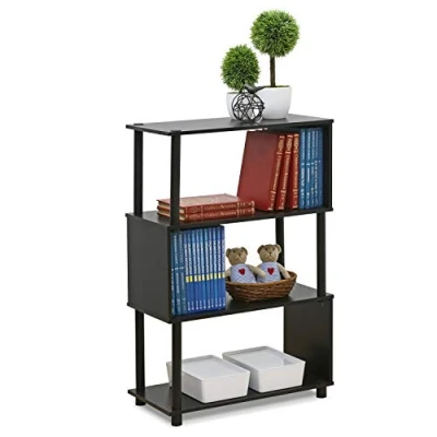 Image of Furinno Storage Shelves, Wood, Espresso, one size