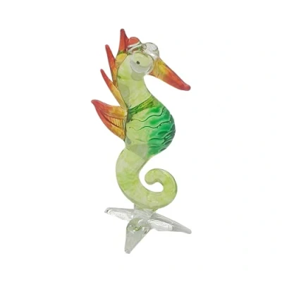 Image of VIE Naturals Hand Blown Glass Sculpture, Sea Horse