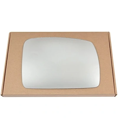 Image of Less4spares Wing Mirror Glass Right Compatible with Land Rover Discovery 3 2004 2009 STICK ON Driver Off Side Convex
