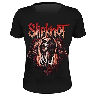 Image of Slipknot Evil Witch T Shirt for Women, Black/White, XS