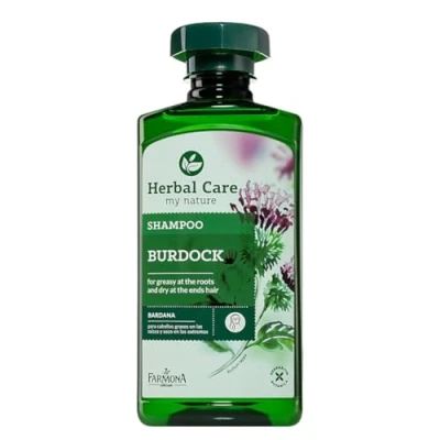 Image of Herbal Care Shampoo for Oily Hair at the Base and Dry Ends Burdock 330ml
