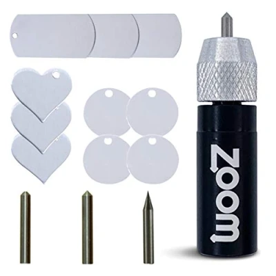 Image of Silhouette Cameo 4 Engraving, Embossing, &amp; Etching Tool; 3 in 1 Starter Kit for use 4, Pro, and Plus by Zoom Precision