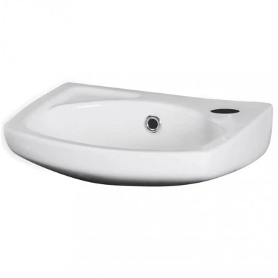 Image of Nuie Melbourne 350mm White Wall Hung Basin Ceramic Porcelain