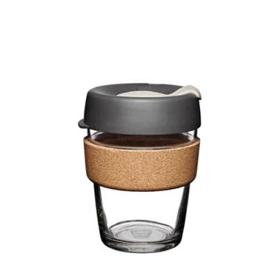 Image of KeepCup Reusable Coffee Cup Brew Tempered Glass and Natural Cork, M 12oz/340ml Press