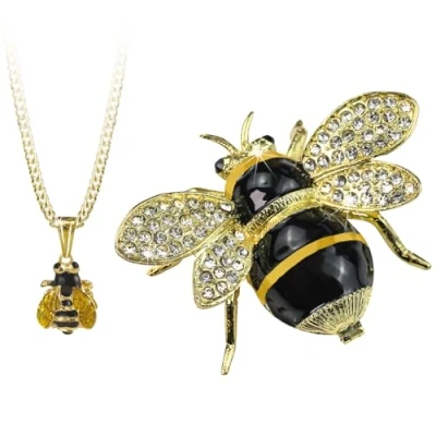 Image of Secrets from Hidden Treasures 1110 Bumble Bee Trinket Box