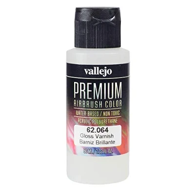 Image of Vallejo Premium Color 60 ml Paint Gloss Varnish