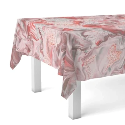 Image of Martina Home Genil Oilcloth Tablecloth 240 x 140 cm Red