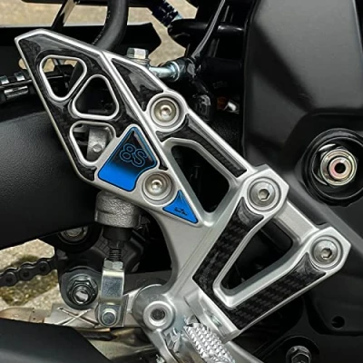 Image of Resin Bike Motorcycle 3D Stickers Compatible with Suzuki GSX 8S 2023. Door Sill Protection from Bumps and Scratches. Pair of Universal Gadget Moto