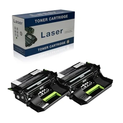 Image of Ineecink Compatible Drum Unit Replacement for Lexmark M1242 56F0ZA0 56F0Z00 Use with M1246 XM1242 XM1246 Printer,(Black 60000 Pages),2 Pack