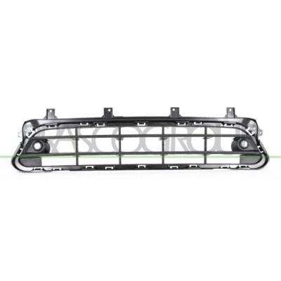 Image of 51119477041 Bumper Grill PRASCO MN7062110 with sensor holder hole(s) for parking distance control Front