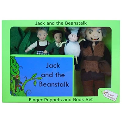Image of the Puppet Company Traditional Story Sets Jack &amp; Beanstalk Finger Set