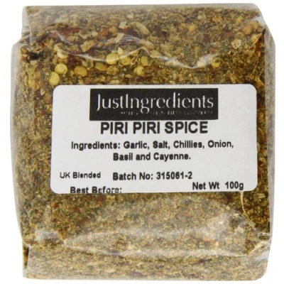 Image of JustIngredients Essentials Piri Spice Blend, 100 g Pack of 5