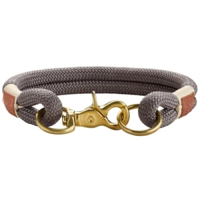 Image of HUNTER Collar Sansibar Rantum Rope, 50 cm, Grey