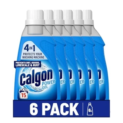 Image of Calgon Gel 4 in 1 Washing Machine Water Softener 750ml, Pack of 6, 6 x 750ml