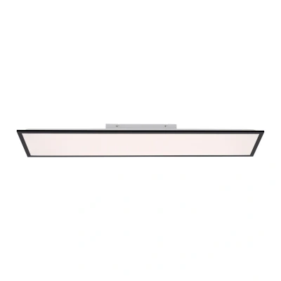 Image of JUST LIGHT. Flat LED surface mounted panel CCT black 119x29 cm