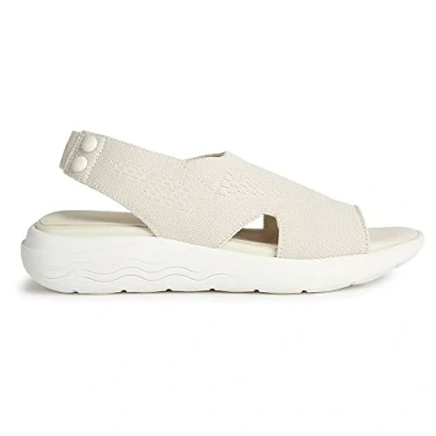 Image of Geox Women&#039;s D Spherica Ec5 Sandal, Off White, 5 UK