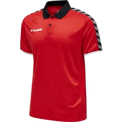 Image of hummel Hmlauthentic Functional Polo Men&#039;s Multisport Shirt with Beecool Technology True Red