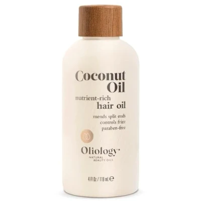 Image of Oliology Coconut Hair Oil Mends Split Ends Controls Frizz Paraben Free