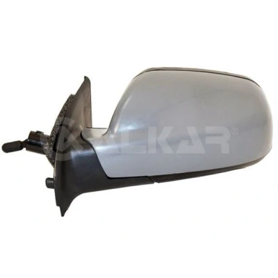 Image of 8149AT Wing mirror ALKAR 6164307 left primed Control: cable pull, Aspherical for hand drive vehicles PEUGEOT: 307 Hatchback, SW