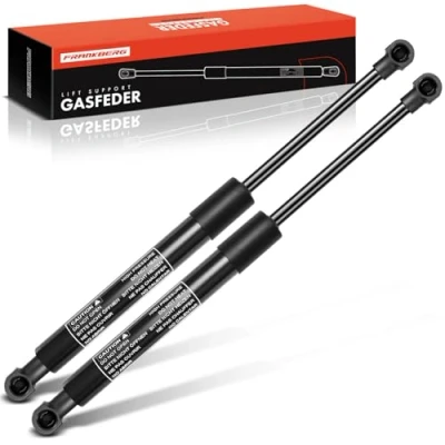 Image of Frankberg 2x Gas Struts Bonnet Compatible with R.a.n.g.e R.o.v.e.r AWD Mk III L322 Diesel Off Road Vehicle SUV 2002 2012 Replace# BKK760010