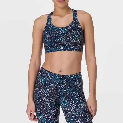 Image of Sweaty Betty Power Medium support BRA sports bra, Women&#039;s, Size: Small, Blue