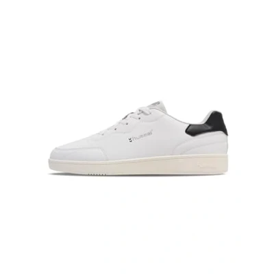 Image of Hummel Match Point MP Unisex Trainers, Size: 9, Bright white Pu