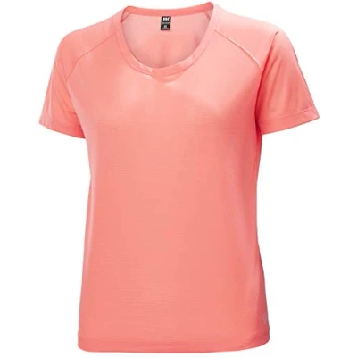 Image of Helly Hansen W Verglas Pace T Shirt Womens Hot Coral S