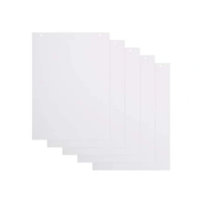 Image of BoardsPlus Plain Flipchart Pad, A1 (58,5 x 81 cm), 60 gr/sqm Paper, 20 Sheets per pad (Pack of 5 Pads)