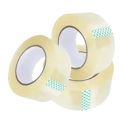 Image of 1ABOVE 3 Rolls Clear Tape for Packing 48mm x 66m 54 microns Ideal as Parcel Tape, Packaging Strong Clear, Heavy Duty, Moving House, Box