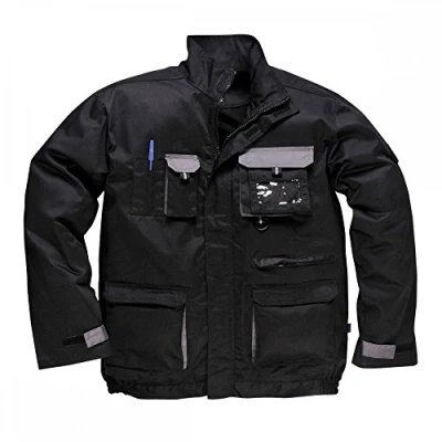 Image of Portwest Texo Contrast Jacket, Size: XXXL, Colour: Black, TX10BKRXXXL