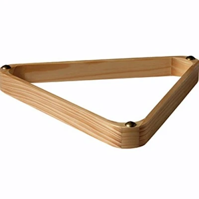 Image of SGL WOODEN PINE POOL TABLE TRIANGLE WITH GLIDERS TO FIT AMERICAN 2 1/4&quot; BALLS**