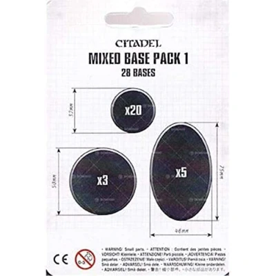 Image of GAMES WORKSHOP 99079999004 Citadel Mixed Base Tabletop and Miniature Gaming