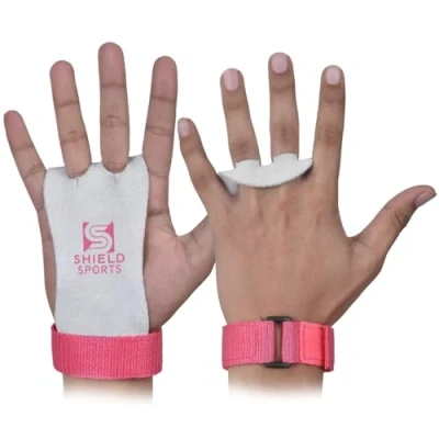 Image of ULTRA FITNESS Kids Children Sizes gymnastic leather palm hand grips protectors junior (X S)