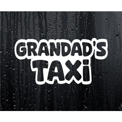 Image of Car Sticker Grandad&#039;s Taxi Nice Funny Cute Novelty Van Window Bumper Boot Door Decal