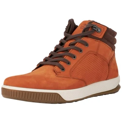 Image of ECCO Men&#039;s Bypath Tred Ankle Boot, Cognac Coffee, 8 UK
