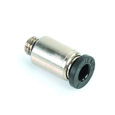 Image of Woljay PC C6 M3 Mini Push to Connect Tube Pneumatic Male Straight Fitting 6mm OD x NPT Thread Pack of 10