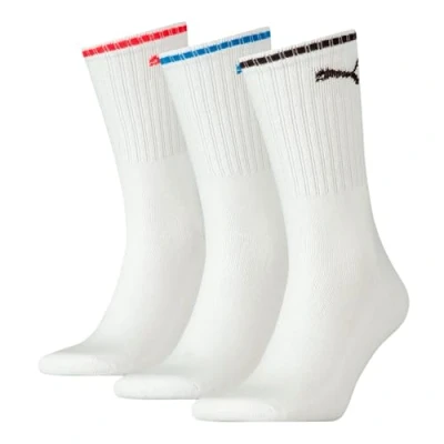 Image of Puma Unisex Crew Socken, Weiß, 47/49