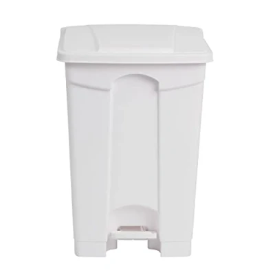 Image of Jantex Kitchen Pedal Bin White 45Ltr