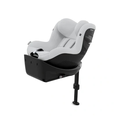Image of CYBEX Gold Sirona Gi i Size Comfort child car seat incl. base, for 3 month olds to 4 years of age (with insert newborns), max. 20 kg, 61 105 cm (use newborn if up 40cm), Fog Grey