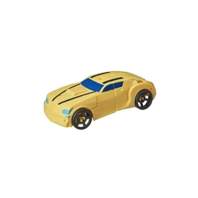 Image of Transformers Bumblebee Cyberverse Adventures Battle Call Trooper Class Bumblebee, Voice Activated Energon Power Lights, Ages 6 and Up, 5.5 inch, E8373