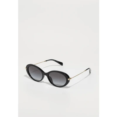Image of Michael Kors Woman MK2245U ROCKAWAY 30058G Sunglasses Acetate Black Grey Round Normal Shaded