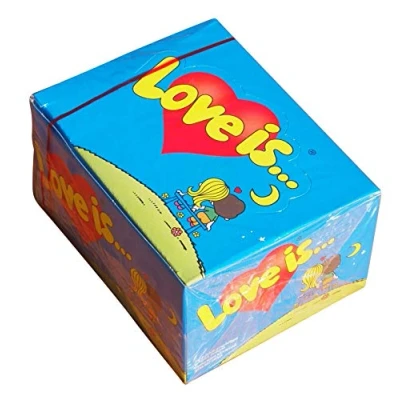 Image of Bubble gum Love Is (Strawberry Banana)