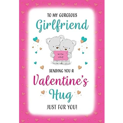 Image of Regal Publishing Valentines Card Girlfriend 9 x 6 inches