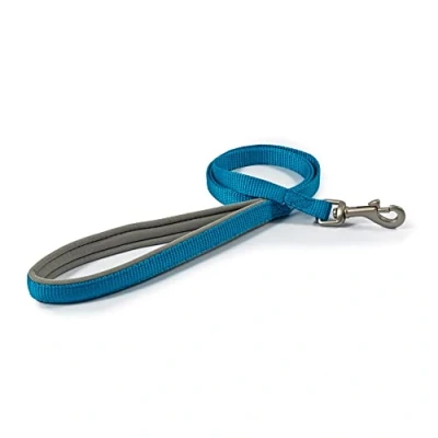 Image of Ancol Viva Padded Snap Lead Blue 100 x 1.2cm