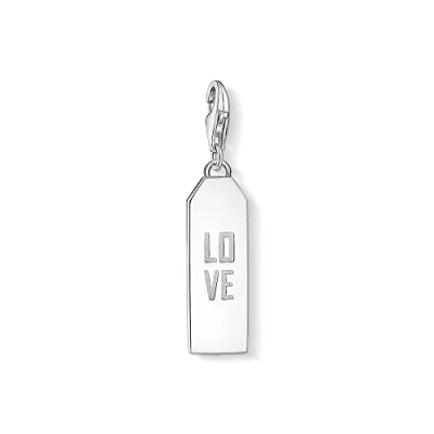 Image of Thomas Sabo 1738 001 21 Love Charm Pendant in 925 Sterling Silver