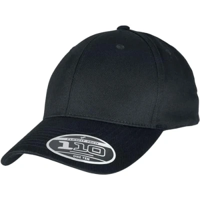 Image of Flexfit Curved Visor Snapback Cap, Men&#039;s, Size: One Size, Black