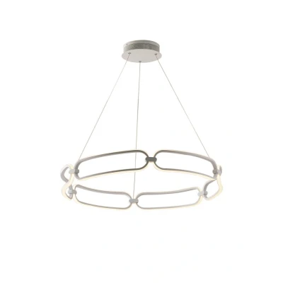 Image of Infinity Integrated LED Circular Ceiling Pendant 80Cm, White, 4000K