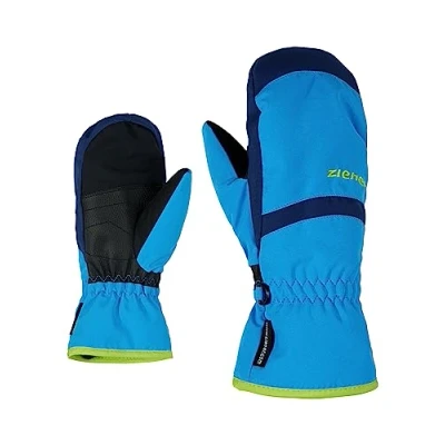 Image of Ziener Lejanos AS Children&#039;s Ski Gloves/Winter Sports, Waterproof, Breathable, Persian Blue, 7.5 (XL)