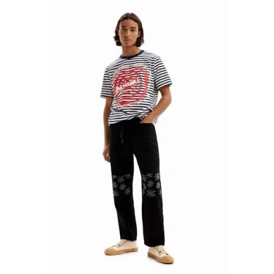 Image of Desigual Men&#039;s Denim_Alfred Casual Pants, Black, 30